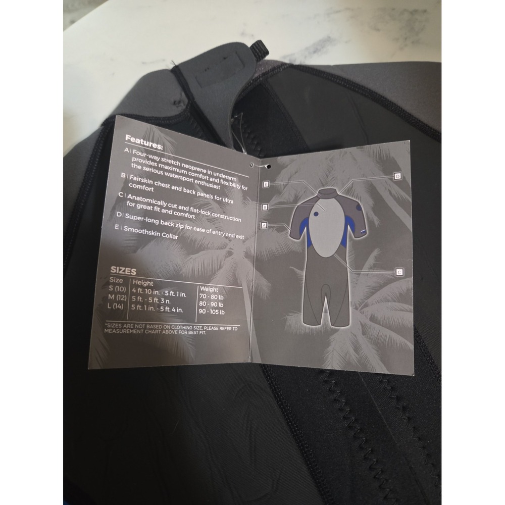 Body Glove Wetsuit SpringSuit Youth LARGE - NEW - Blue NWT - Picture 7 of 9